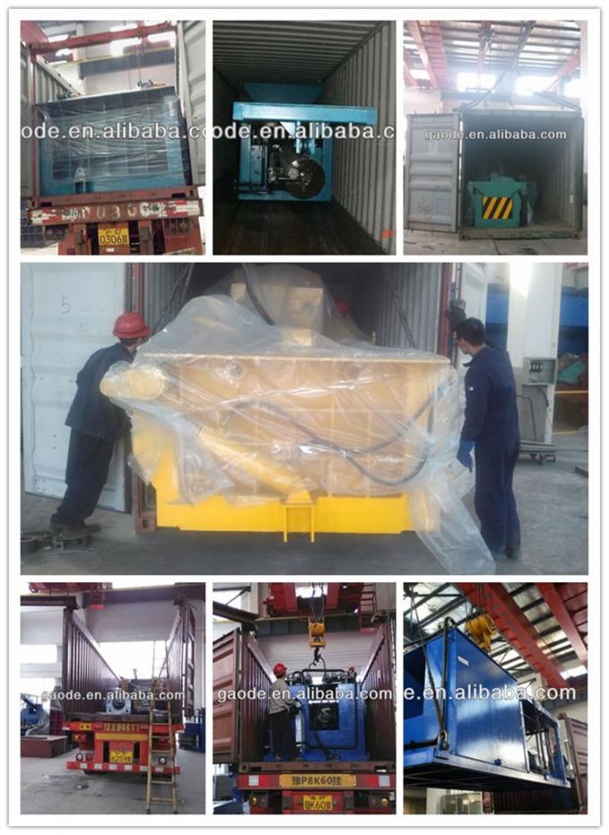 Engine Driven Portable Baler Hydraulic Scrap Auto Packing Machine